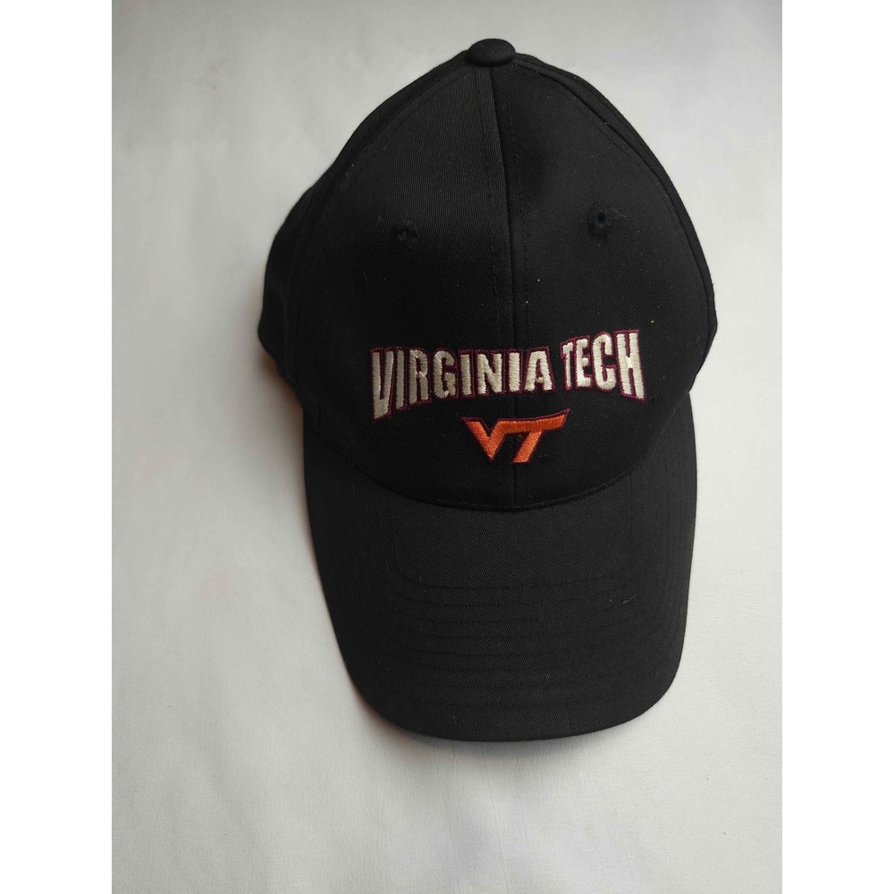 Virginia Tech Hokies Snapback Hat Black Embroidered Captivating Headgear VT Cap